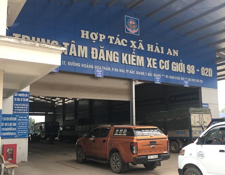 Trung Tâm đăng kiểm xe cơ giới 98-02D Bắc Giang